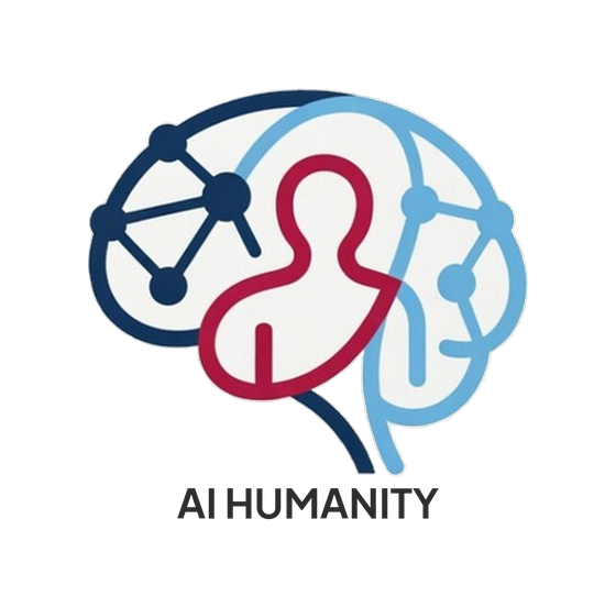 AI Humanity logo — brain icon with interconnected nodes representing AI and humanity